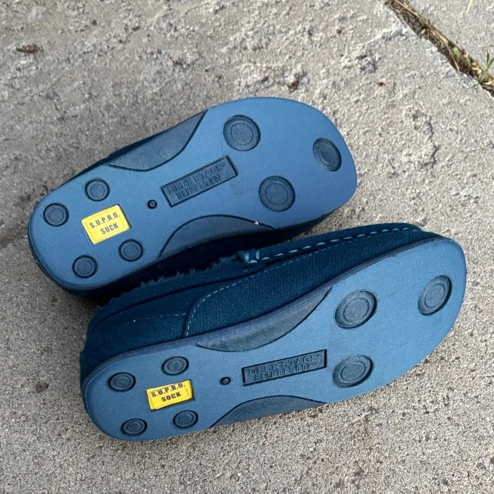 Deer‎ Stags Lil Spun Teal Loafers. New. Size 3
